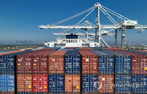 미국 오클랜드항의 컨테이너[AFP=연합뉴스 자료사진]